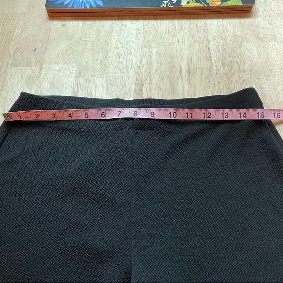 CHICO’S Black Dress Slacks! Pull on Black NICE Knit Pants with slight stretch! S - Picture 8 of 13